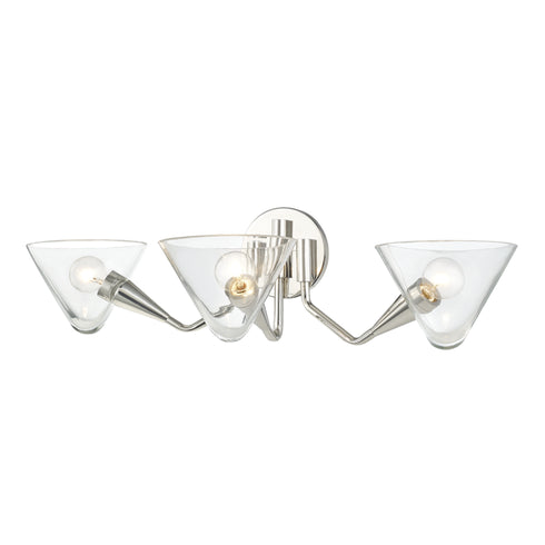Mitzi Isabella 3 Light Wall Sconce Model: H327103-PN