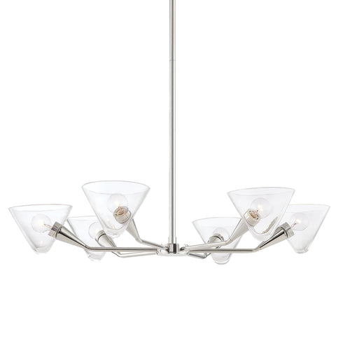 Mitzi Isabella 6 Light Chandelier Model: H327806-AGB