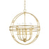 Mitzi Jade 6 Light Small Pendant Model: H236706-GL/NVY