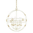 Mitzi Jade 6 Light Small Pendant Model: H236706-GL/NVY