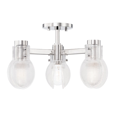 Mitzi Jenna 3 Light Semi Flush Model: H417603-AGB