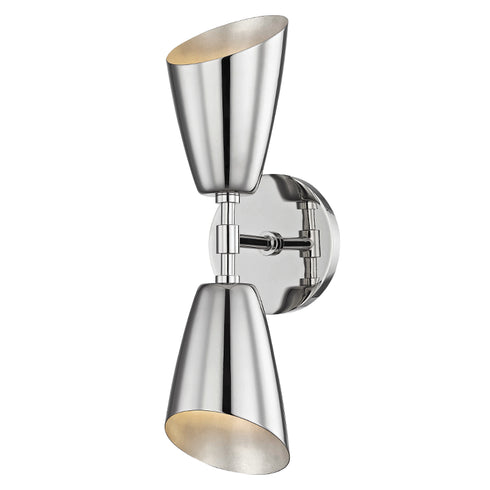 Mitzi Kai 2 Light Wall Sconce Model: H115102-AGB