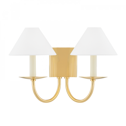 Mitzi Lenore 2 Light Wall Sconce Model: H464102-SBK