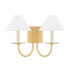 Mitzi Lenore 2 Light Wall Sconce Model: H464102-SBK