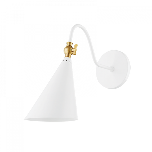 Mitzi Lupe 1 Light Wall Sconce Model: H285101-AGB/SBK