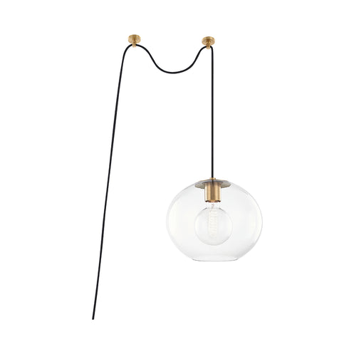 Mitzi Margot 1 Light Large Swag Pendant Model: HL270701L-AGB