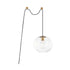 Mitzi Margot 1 Light Large Swag Pendant Model: HL270701L-AGB