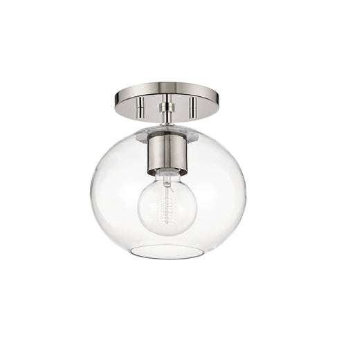 Mitzi Margot 1 Light Semi Flush Model: H270601-OB