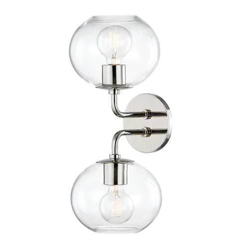 Mitzi Margot 2 Light Wall Sconce Model: H270102-AGB