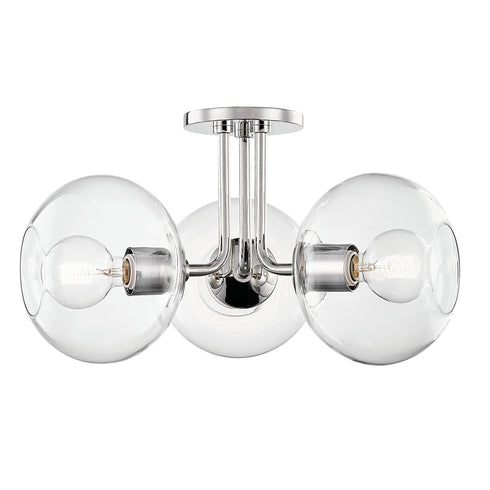 Mitzi Margot 3 Light Semi Flush Model: H270603-OB