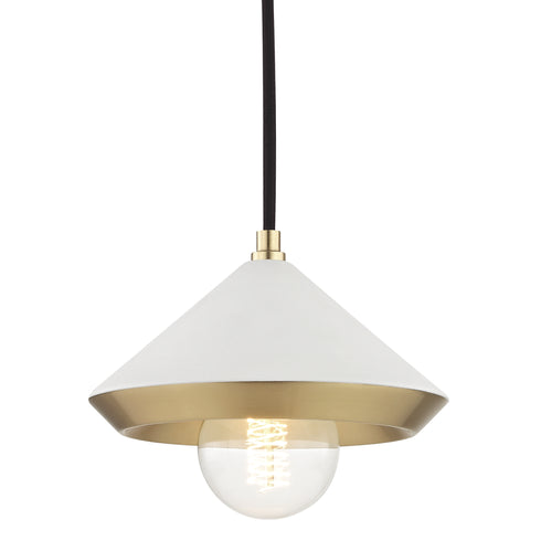 Mitzi Marnie 1 Light Small Pendant Model: H139701S-AGB/BK