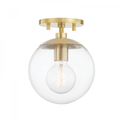 Mitzi Meadow 1 Light Semi Flush Model: H503601-PN