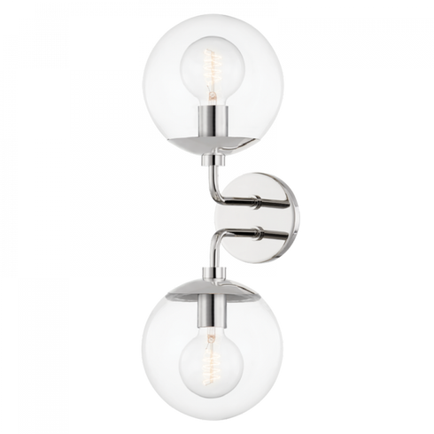 Mitzi Meadow 2 Light Wall Sconce Model: H503102-PN