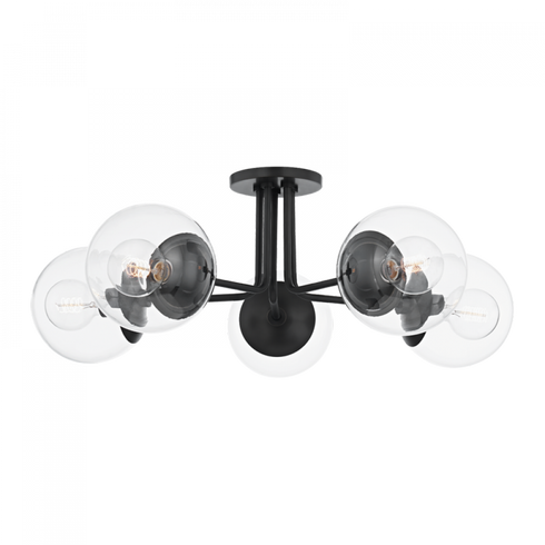 Mitzi Meadow 5 Light Semi Flush Model: H503605-AGB