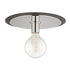Mitzi Milo 1 Light Large Flush Mount Model: H137501L-AGB/BK