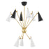 Mitzi Moxie 9 Light Chandelier Model: H441809-AGB/BKWH