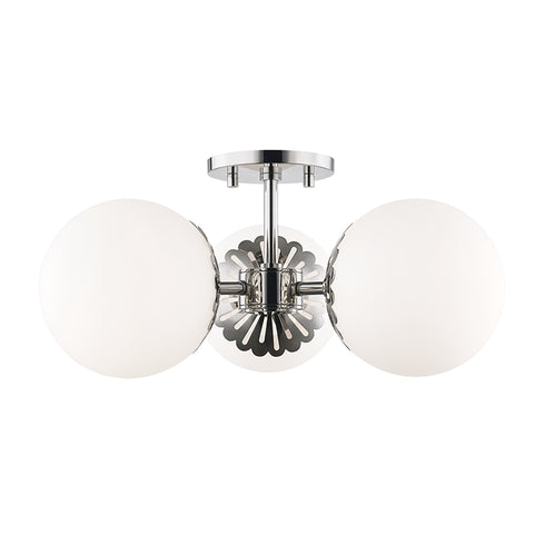 Mitzi Paige 3 Light Semi Flush Model: H193603-AGB