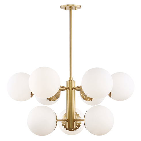 Mitzi Paige 9 Light Chandelier Model: H193809-AGB
