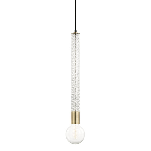 Mitzi Pippin 1 Light Pendant Model: H256701-AGB