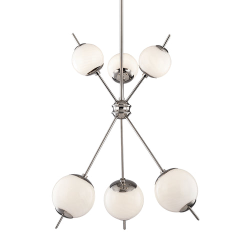 Mitzi Remi 6 Light Chandelier Model: H282806-AGB