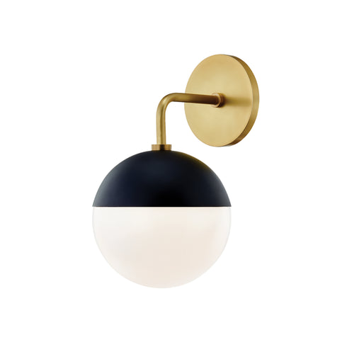 Mitzi Renee 1 Light Wall Sconce Model: H344101-AGB/BK