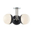 Mitzi Renee 3 Light Semi Flush Model: H344603-AGB/BK
