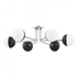 Mitzi Renee 6 Light Semi Flush Mount Model: H344606-AGB/BK