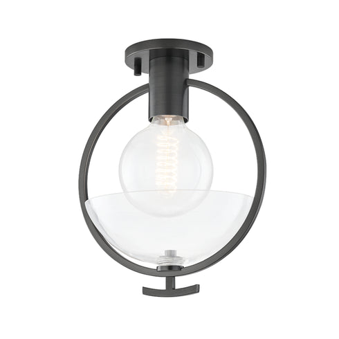Mitzi Ringo 1 Light Semi Flush Model: H387601-AGB