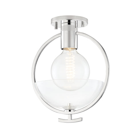 Mitzi Ringo 1 Light Semi Flush Model: H387601-AGB