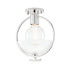 Mitzi Ringo 1 Light Semi Flush Model: H387601-AGB