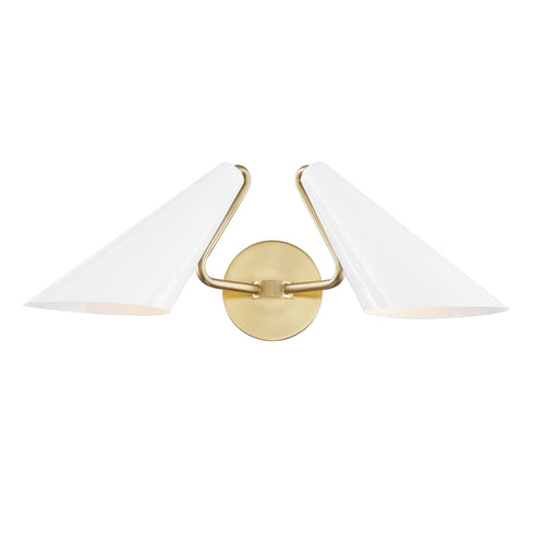 Mitzi Talia 2 Light Wall Sconce Model: H399102-AGB/DG