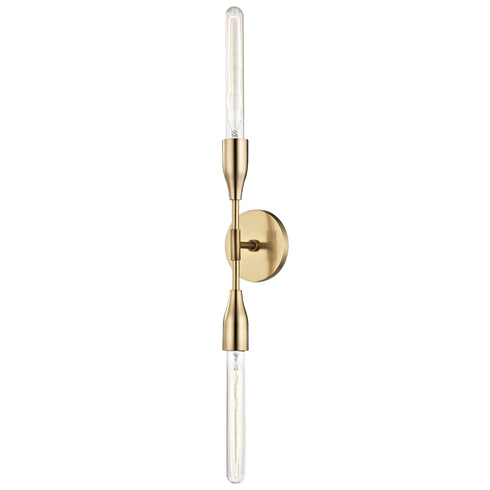 Mitzi Tara 2 Light Wall Sconce Model: H116102-AGB