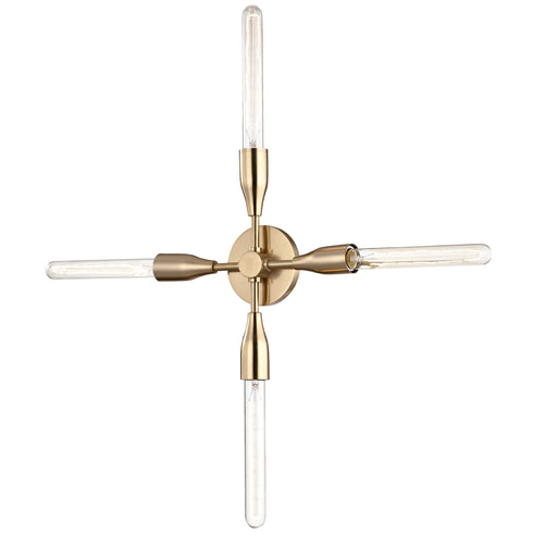 Mitzi Tara 4 Light Wall Sconce Model: H116104-AGB