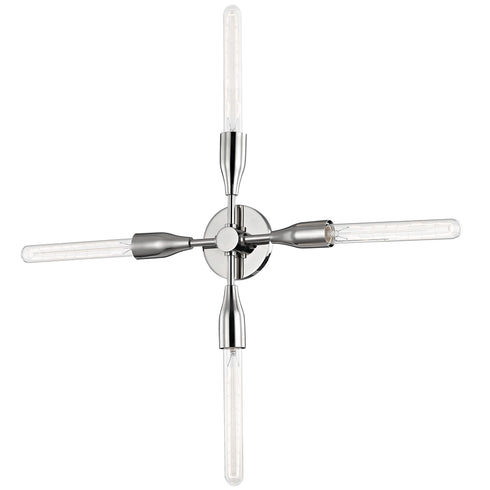 Mitzi Tara 4 Light Wall Sconce Model: H116104-AGB