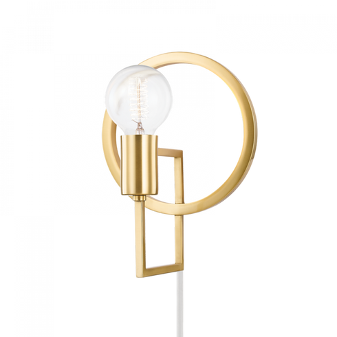 Mitzi Tory 1 Light Portable Wall Sconce Model: HL637201-SCR