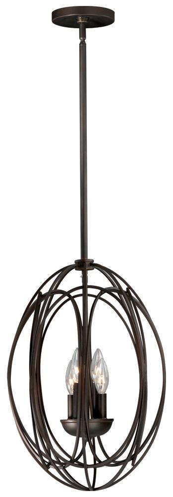 P0017 Vaxcel Solstice 13-1/2" Pendant Burnished Bronze