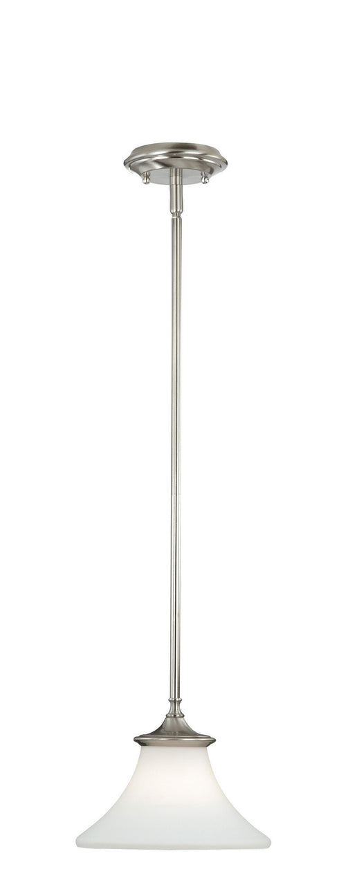 P0022 Vaxcel Sonora 9" Mini Pendant Satin Nickel