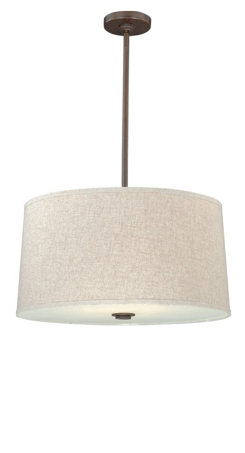 P0043 Vaxcel Alexander 21" Shade Pendant Venetian Bronze