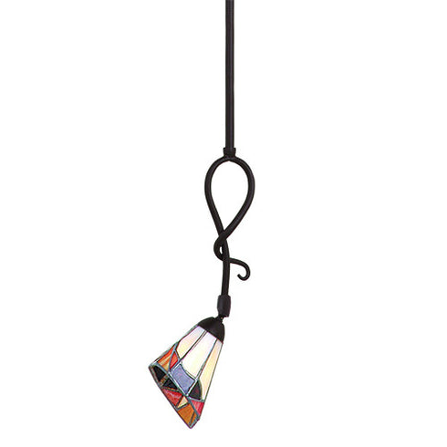 P139-1-47 Halifax Collection Tiffany Glass Mini-Pendant