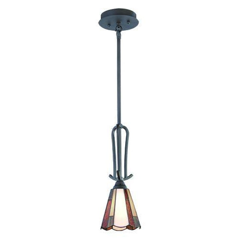 P191-1-47 Outremont Collection Tiffany Glass Mini-Pendant