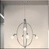 P318-5-CM Chrome 5-Light Ellipse Chandelier