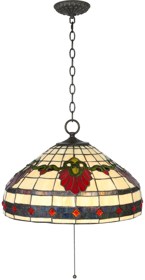P601-18-159 Surry Collection Tiffany 3-Light Chandelier