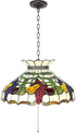 P602-20-158 Lethbridge Tiffany Fruit Collection 3-Light Chandelier