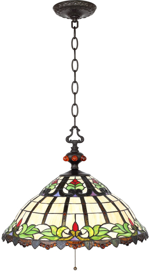 P607-20-158 Cambridge Collection Tiffany 3 Light Chandelier