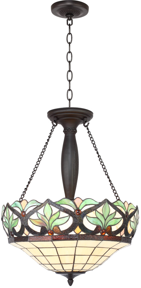 P610-20A-158 Sillery Collection Tiffany Pendant Chandelier