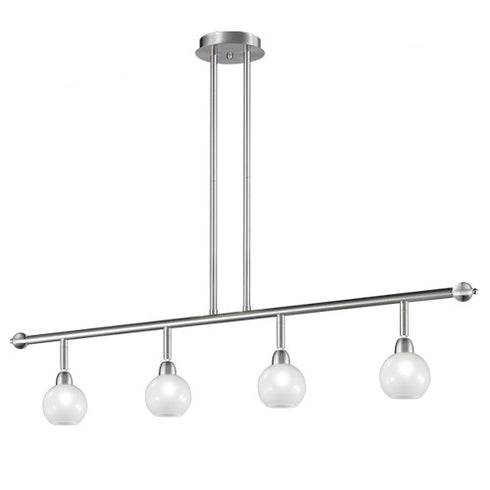 PK170-4-SCH 4-Light Satin Chrome Pendant Track Light