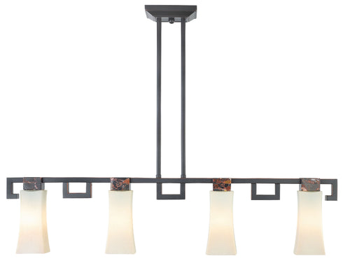 PK201-4-193 4-Light Coffee Finish Pendant Track