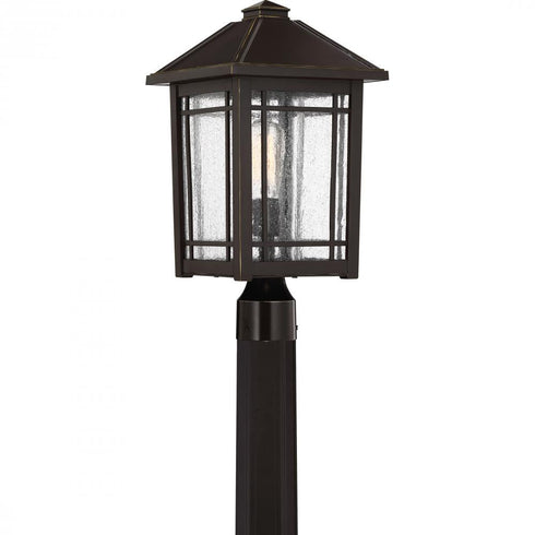 Quoizel 1 Light Cedar Point Outdoor Lantern Model: CPT9010PN