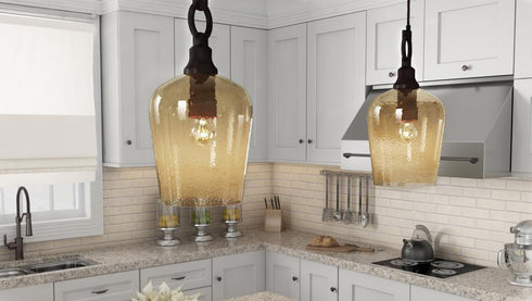 Quoizel 1 Light Kendrick Mini Pendant Model: CKKD1509WT