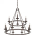 Quoizel 12 Light Voyager Chandelier Model: VYR5012ML